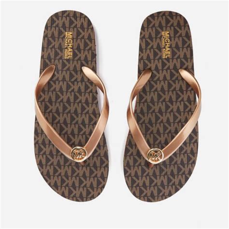 michael kors flip flops uk|michael kors women's flip flops.